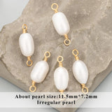 High Natural Pearl Jewelry Making DIY Pendants Pearl Connector