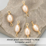 High Natural Pearl Jewelry Making DIY Pendants Pearl Connector
