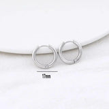 14K Brass Round Earrings Hoops High Jewelry Findings