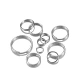 Stainless Steel Double Jump Rings Key Split Rings for DIY Jewelry Making