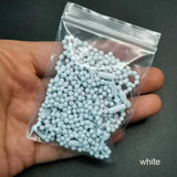 50pcs Mixed Round Ball Bead Chains Dog Tag Connectors Key Chain Bulk