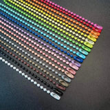 50pcs Mixed Round Ball Bead Chains Dog Tag Connectors Key Chain Bulk