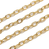 1m Stainless Steel 8mm Chunky Circle Chain Thick O Ring for Jewelry Making