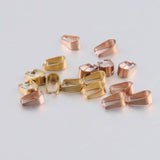 50PCS Stainless Steel Melon Seeds Buckle Pendant Clasps Clips for Jewelry Making