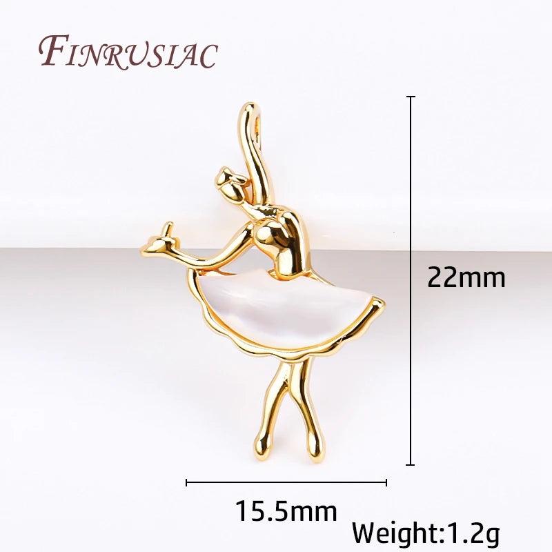 Ballet Girl Pendant Necklace Jewelry Supplies