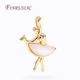 Ballet Girl Pendant Necklace Jewelry Supplies