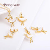 Ballet Girl Pendant Necklace Jewelry Supplies