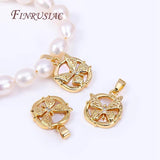 18K Butterfly Pendant DIY Necklace Making Accessory
