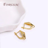 18K Plated Antiallergic Ear Wire Clasp Earring Hooks