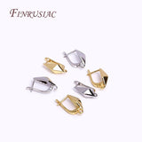 18K Plated Antiallergic Ear Wire Clasp Earring Hooks