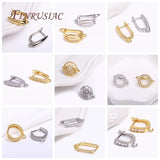 18K Plated Antiallergic Ear Wire Clasp Earring Hooks