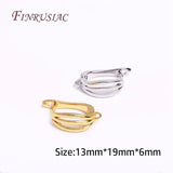 18K Plated Earwire Earring Hooks Clasp DIY Jewelry Supplies