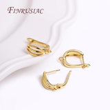 18K Plated Earwire Earring Hooks Clasp DIY Jewelry Supplies