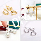 18K Plated Earwire Earring Hooks Clasp DIY Jewelry Supplies