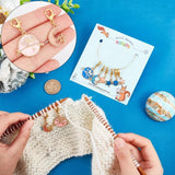 8 Pcs Star Moon Stitch Markers Enamel Crochet Marker Charms