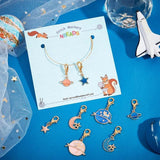 8 Pcs Star Moon Stitch Markers Enamel Crochet Marker Charms