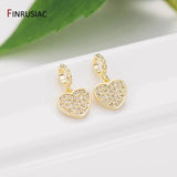 14k Plated Heart Moon Stars Charms DIY Bracelets Jewelry Making