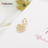 14k Plated Heart Moon Stars Charms DIY Bracelets Jewelry Making