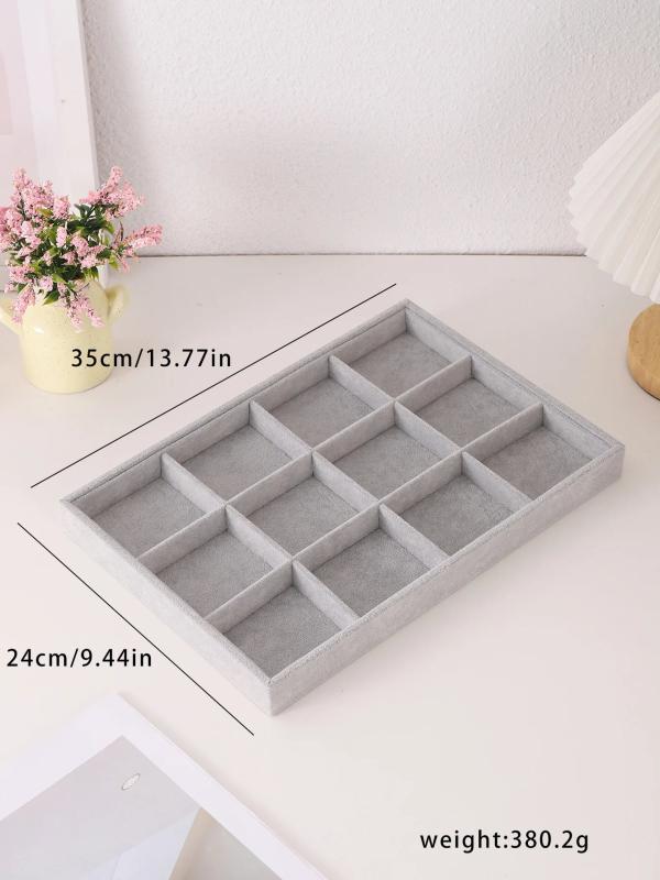 Velvet Jewelry Display Stackable Holder Organizer Box