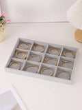 Velvet Jewelry Display Stackable Holder Organizer Box
