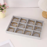 Velvet Jewelry Display Stackable Holder Organizer Box