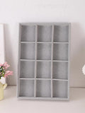 Velvet Jewelry Display Stackable Holder Organizer Box