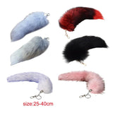 Foxes Tail Tassels Keychain Hanging Ornaments Unique Charm Keyring Decoration