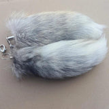 Foxes Tail Tassels Keychain Hanging Ornaments Unique Charm Keyring Decoration