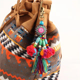 Charm Pom Pom Keychain Tassel Trinket Pompom Key Chain Bag Charms Women
