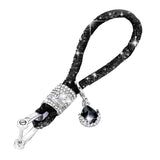 Glitter Rhinestone Key Chain with Charms Car Key Decor