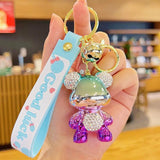 Anime Bear Keychain Pendant Bag Charm Doll Key Chain Couple Pendant