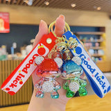 Anime Bear Keychain Pendant Bag Charm Doll Key Chain Couple Pendant