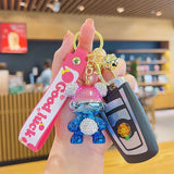 Anime Bear Keychain Pendant Bag Charm Doll Key Chain Couple Pendant