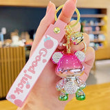 Anime Bear Keychain Pendant Bag Charm Doll Key Chain Couple Pendant