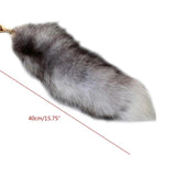 Fluffy Fox-Tail Keychain Plush Keyring
