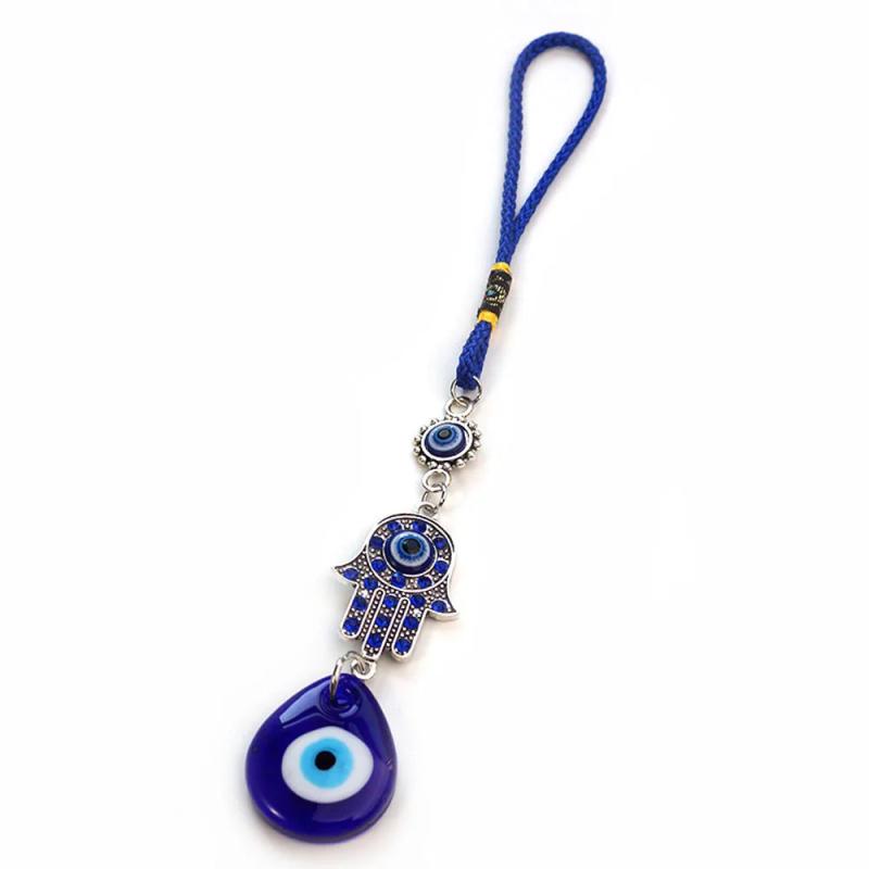 Turkish Evil Eye Tassel Pendant for Home Car Wall Decor