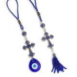 Turkish Evil Eye Tassel Pendant for Home Car Wall Decor