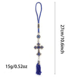 Turkish Evil Eye Tassel Pendant for Home Car Wall Decor