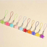5-Pointed Star Lobster Clasp Pendant for DIY Keychain