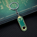 Credit Chip Keychain for Men Game Car Key Ring Pendant