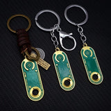 Credit Chip Keychain for Men Game Car Key Ring Pendant