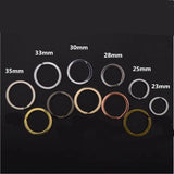 20PCS/Pack Plated Keyring Split Ring for Bag Car Keychain Jewelry Making