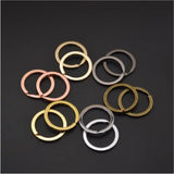 20PCS/Pack Plated Keyring Split Ring for Bag Car Keychain Jewelry Making