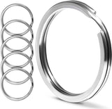 100PCS Stainless Steel Double Jump Rings for Jewelry Making 30/25mm
