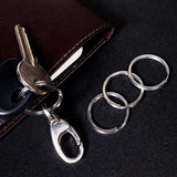 100PCS Stainless Steel Double Jump Rings for Jewelry Making 30/25mm
