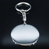Witchcraft Tetragrammaton Pentagram Steel Key Chain Blessed Lord Shem Keyring