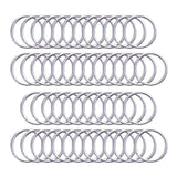 30pcs Metal Swivel Lanyard Snap Hooks and Split Key Rings Chain