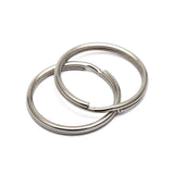 50pcs/lot Metal Key Holder Split Rings Unisex Keyring Keychain Keyfob