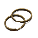 50pcs/lot Metal Key Holder Split Rings Unisex Keyring Keychain Keyfob