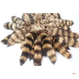 Fox-Racoon Tail Keychain Fur Pendant Key-Chain Bags Charm Keys-Holder